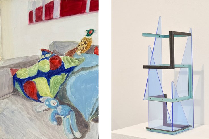 Artworks by Paula Sanders and Sheila Vollmer