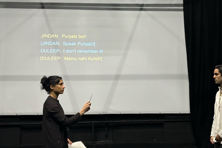 VX Labs - Creative Captioning. With extracts from The Pride of Punjab by Gavi Singh Chera. Photo features Imman Zaffrani (on the left) and Eben Figueiredo (on the right).