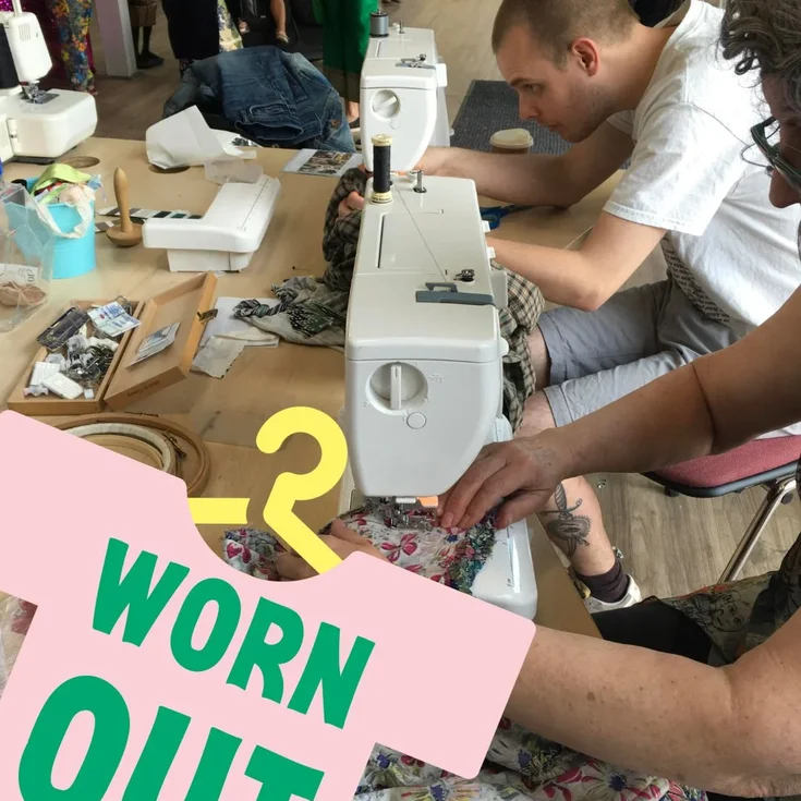 People at sewing machines