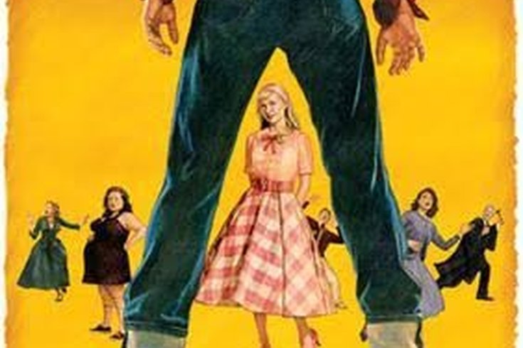 Young people in 1950s clothes
