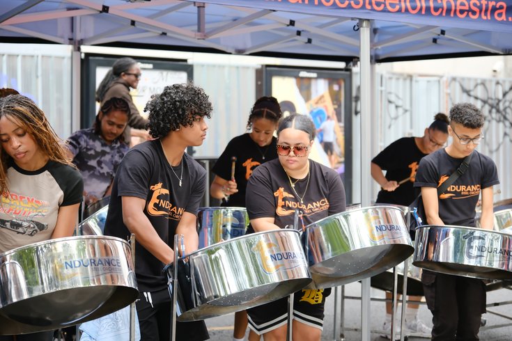 Endurance Steel Orchestra performing