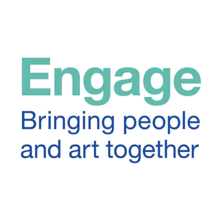 Engage logo text that says engage, bringing people together
