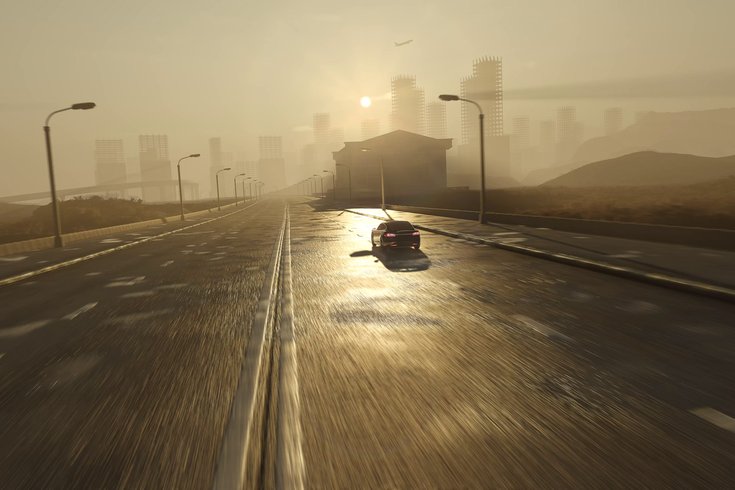 Lawrence Lek, NOX, 2023 [Still] CGI videos x 4, video game, soundtrack dimensions variable © Lawrence Lek. Courtesy the Artist and LAS Art Foundation, Berlin.