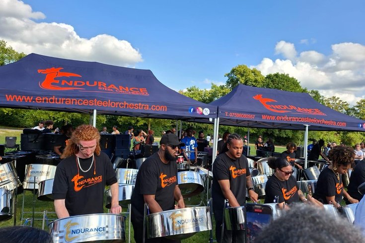 Endurance Steel Orchestra performing