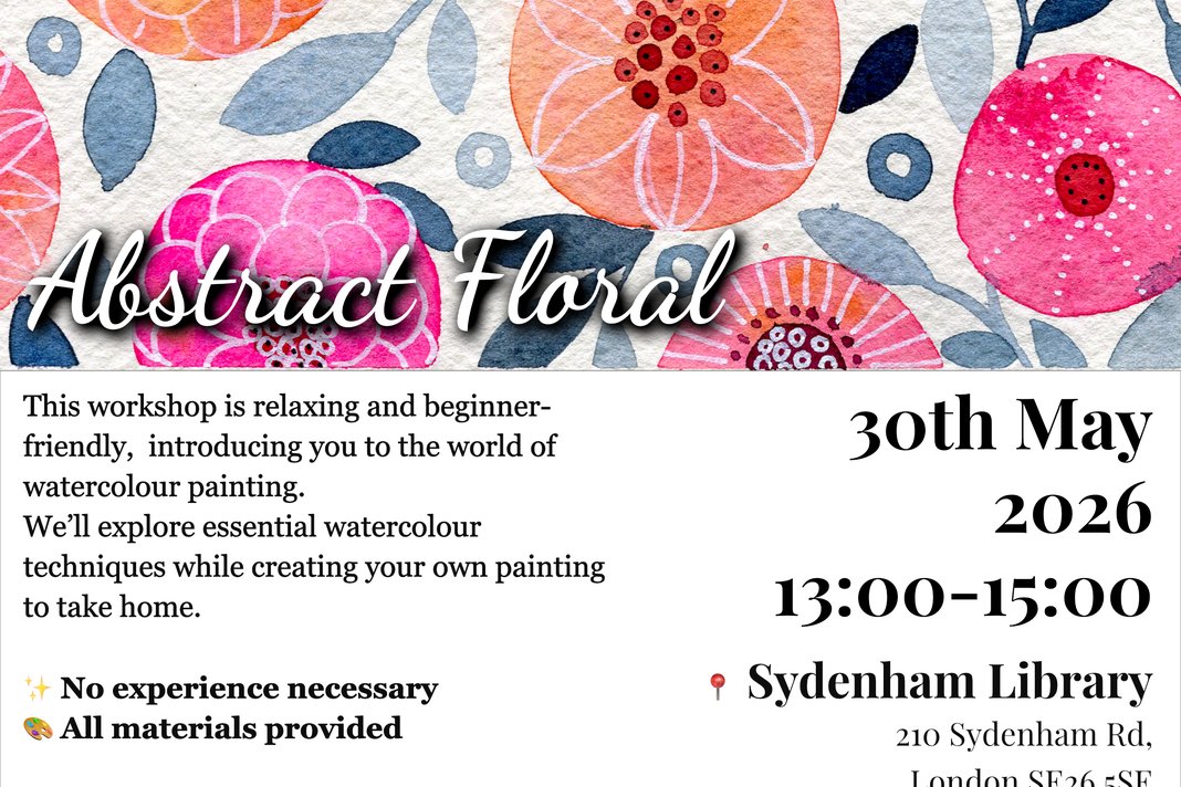 Abstract Floral Watercolour Workshop
