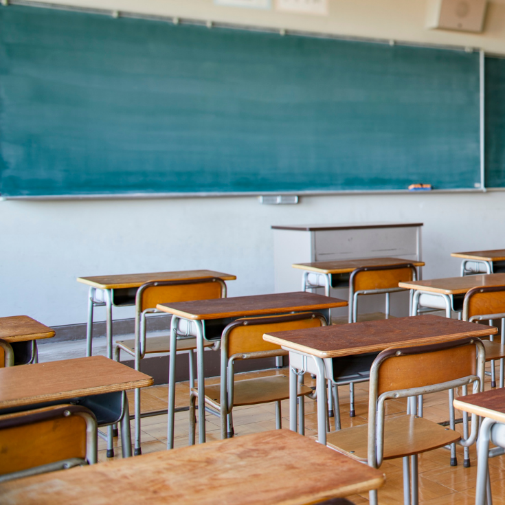 Empty classroom