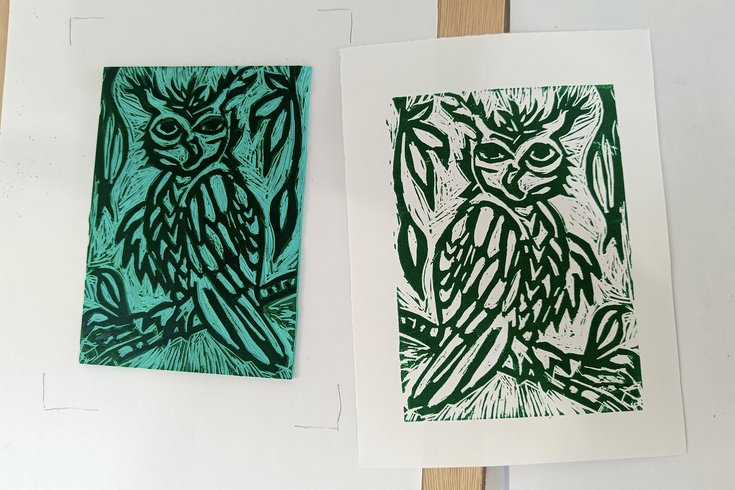 Introduction to handmade relief printmaking at Gallery White Box