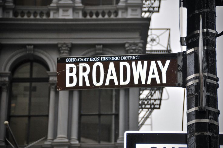 Street Sign with the word Broadway