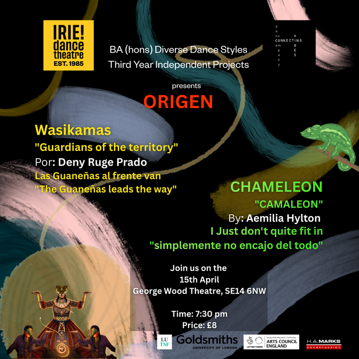 Flyer for event - Wasikamas - Guardians of the territory and Chameleon