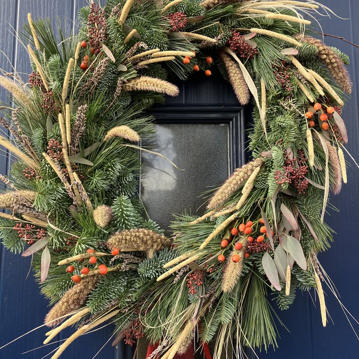 Sustainable Christmas Door Wreath