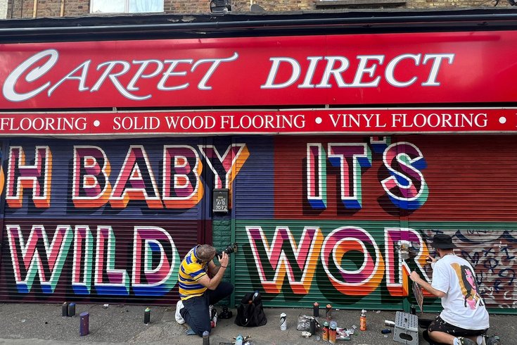 Murals on Loampit Vale