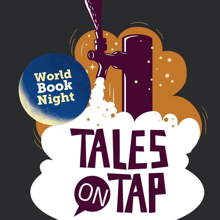World book night and tales on tap logo
