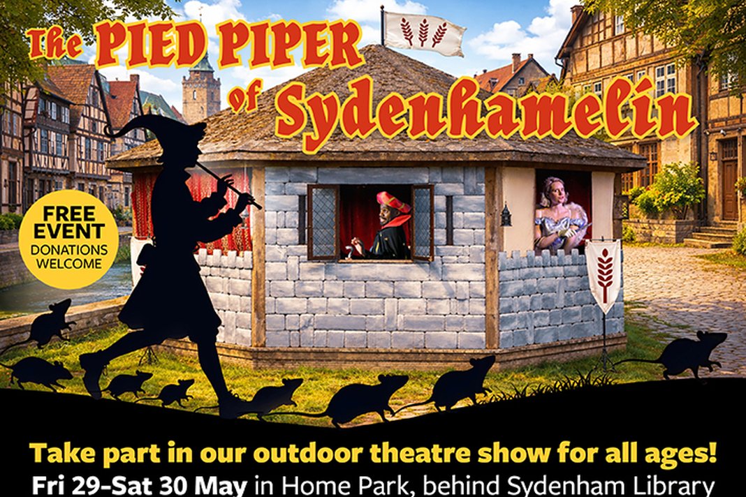 The Pied Piper of Sydenhamelin - take part in an outdoor theatre show this May!