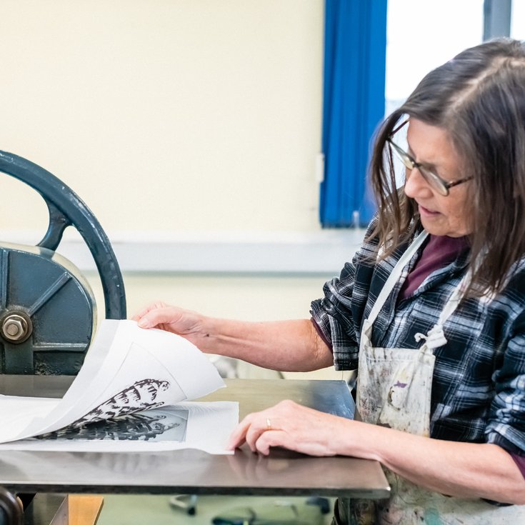 Person printing