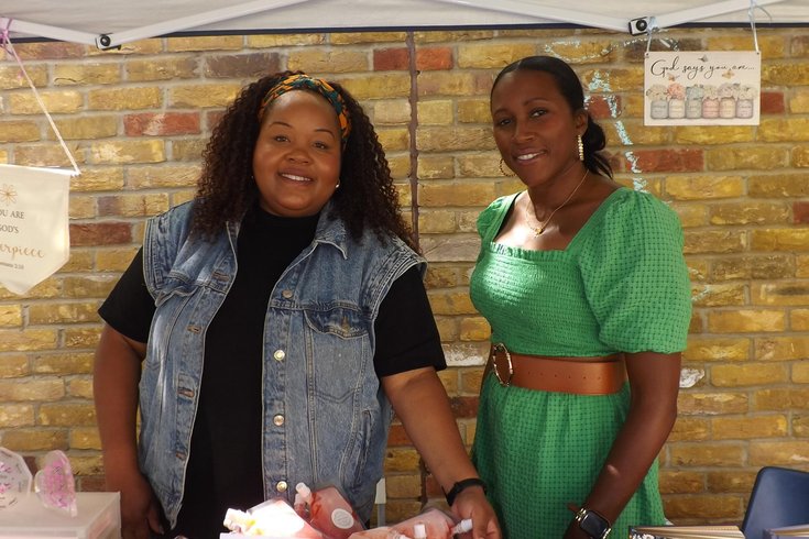 Small business owner at last years summer fete