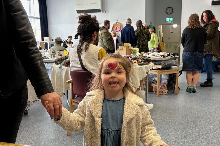 Little girl at the market