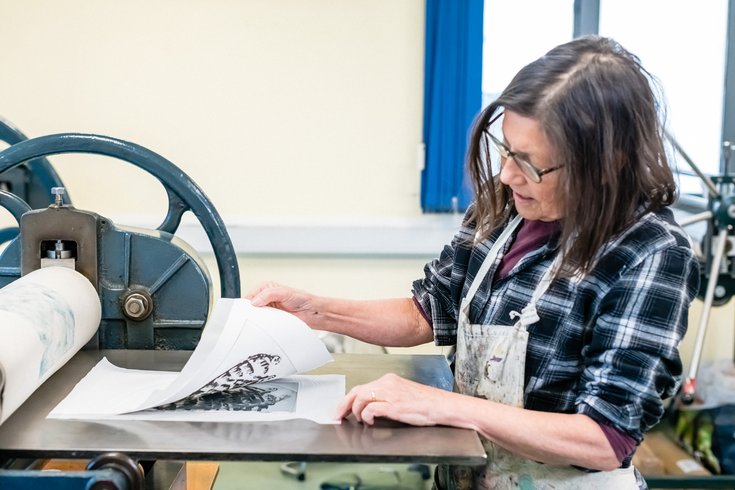 Person printing