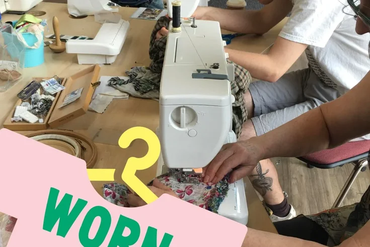 People at sewing machines