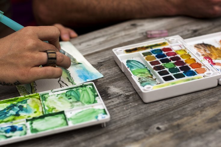Watercolour painting