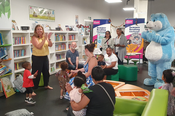 Photo of an under 5s rhyme time session