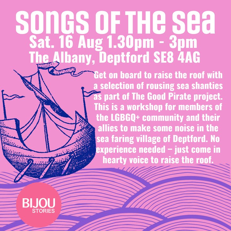 E-flyer for shanty workshop
