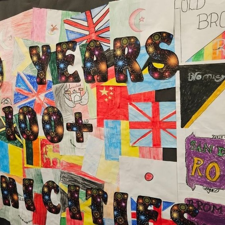 Picture of artwork exhibited at Downham Library