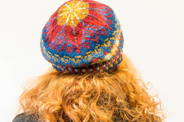 Fair isle knitted hat