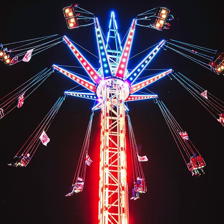 Funfair ride at Blackheath Fireworks