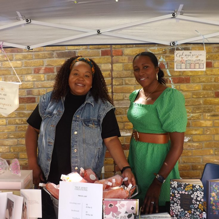 Small business owner at last years summer fete