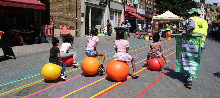 Ball racing Catford Broadway