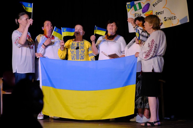 Photo by Mark Drinkwater of refugee theatre projects Home from Home & No Place Like Home