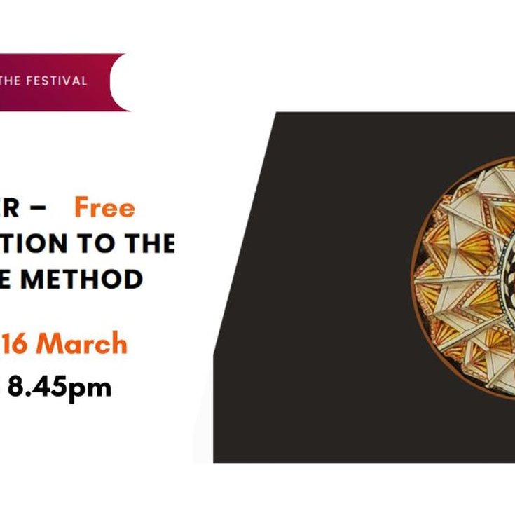 Picture of a Zentangle type drawing, and information about a free session at the Telegraph Hill Centre on the 16 March starting at 6.45pm for two hours, as part of the Telegraph Hill Festival