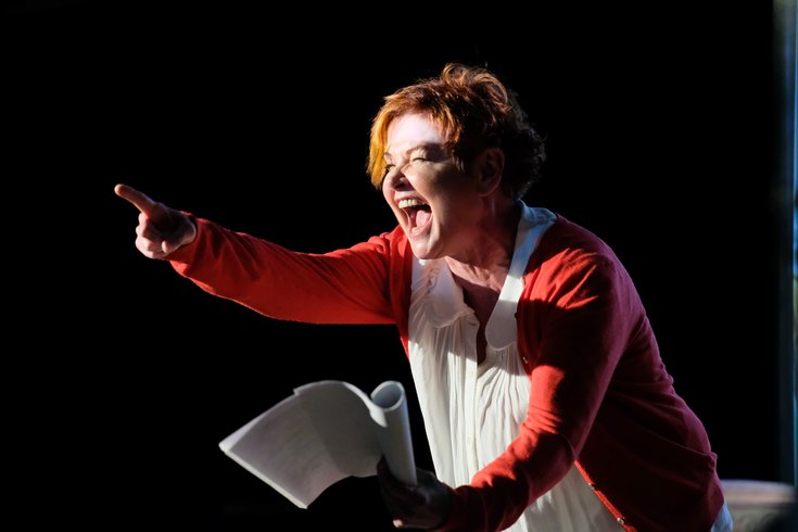 Photo by Mark Drinkwater of 'script in hand' scratch night at Sydenham Centre