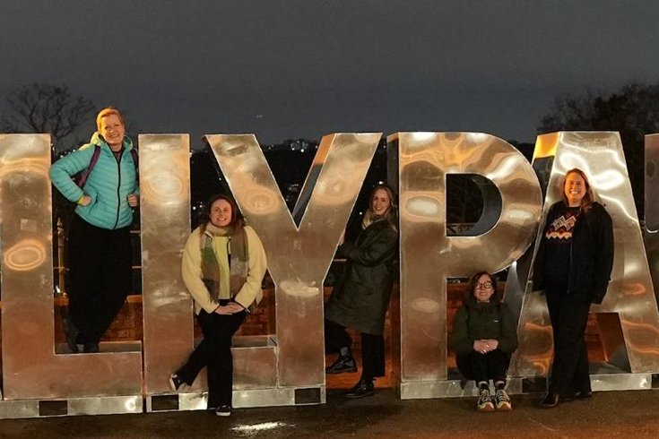 On the Ally Pally sign!