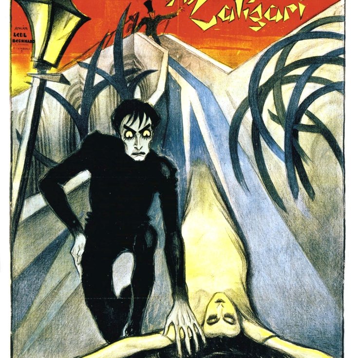 film poster of Das Cabinet of Dr Caligari