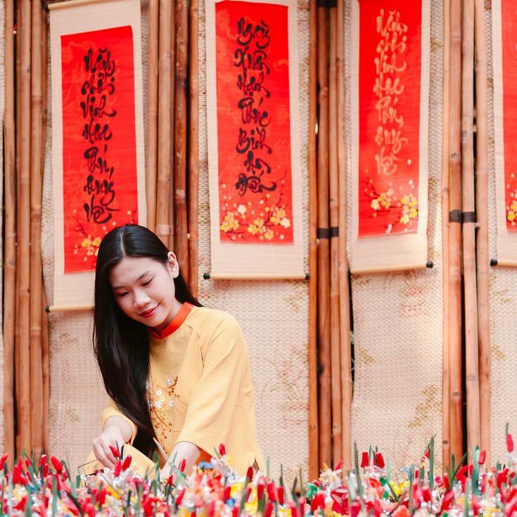 Cultural performances on stage