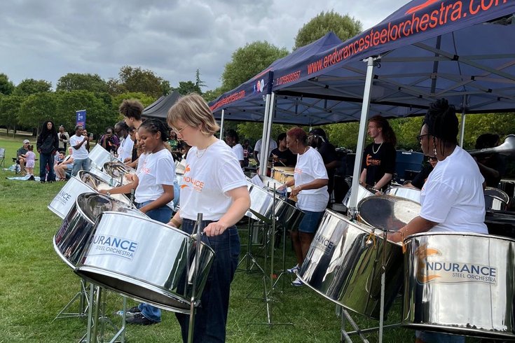 Endurance Steel Orchestra performing