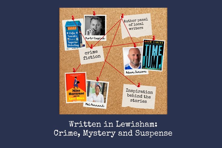 Photos of the authors with their books