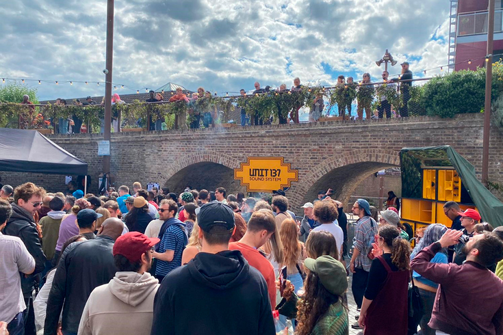 Large crowd at outdoor event