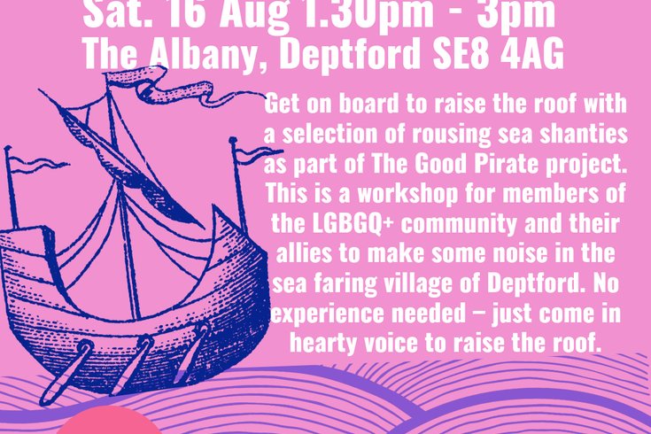 E-flyer for shanty workshop