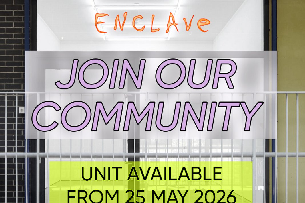 Open Call: Unit Available to Rent at Enclave Projects