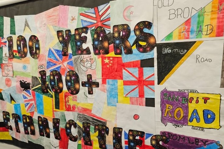 Picture of artwork exhibited at Downham Library