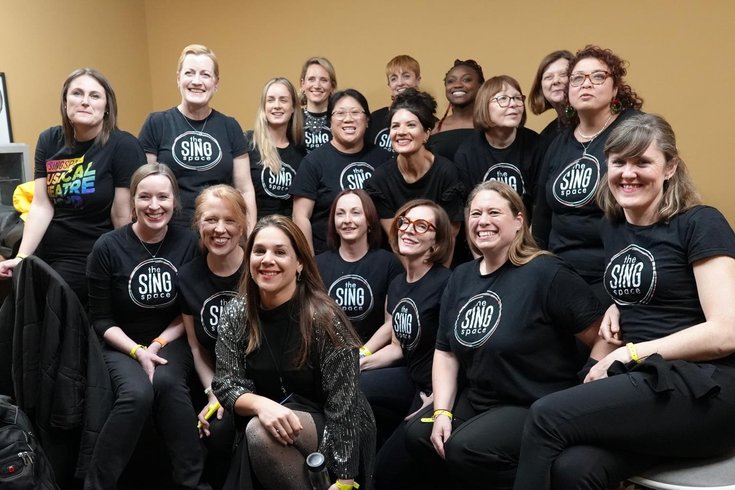 Backstage at Alexandra Palace before we go on for Sing-A-Long-A-Gareth 3, December 2024