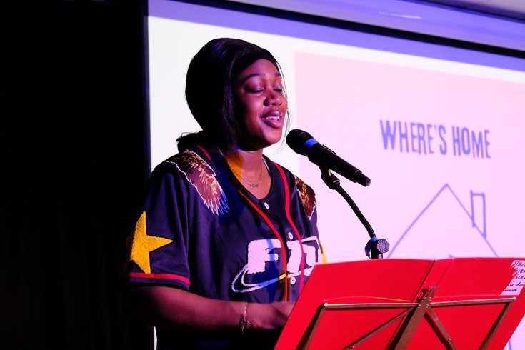 Photo by Mark Drinkwater of refugee theatre projects Home from Home & No Place Like Home