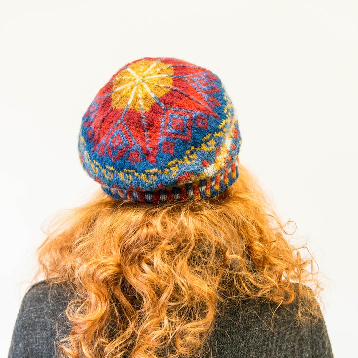 Fair isle knitted hat