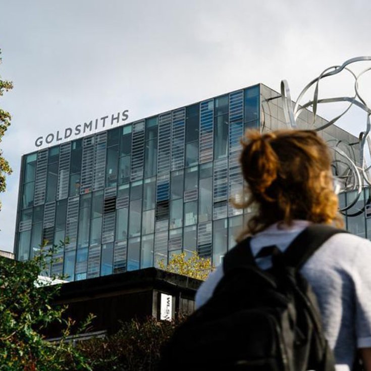 The Ben Pimlott Building at Goldsmiths, University of London, home to our world-leading  Department of Art.
