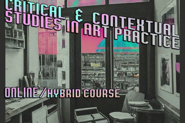 Flyer for Art + Critique: Critical & Contextual Studies in Art Practice, Autumn 2025