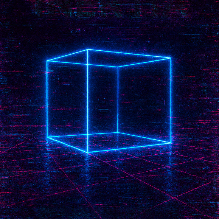 Neon cube