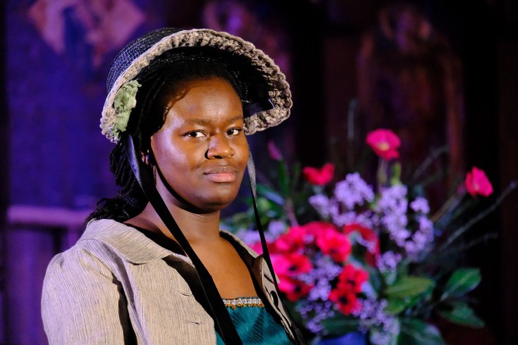 Ramiah Smith in 'The Complete Works of Jane Austen' Nov 2025 (pic by Mark Drinkwater)