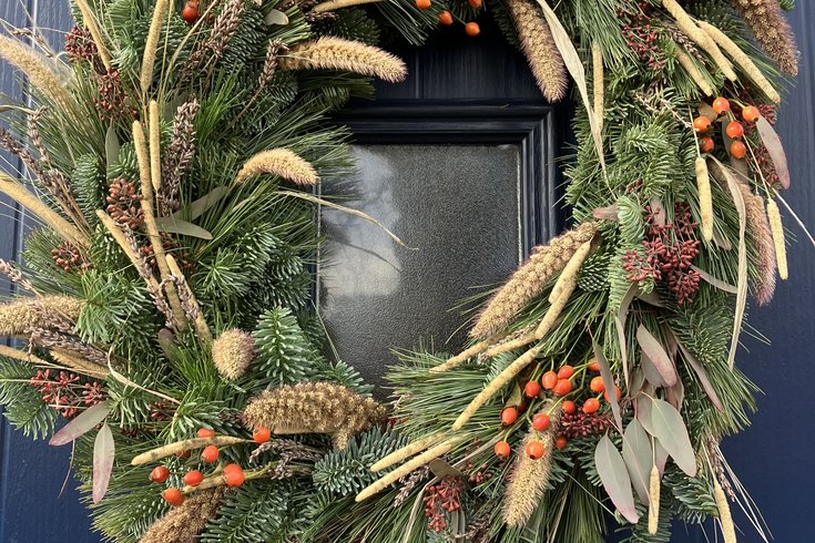 Sustainable Christmas Door Wreath